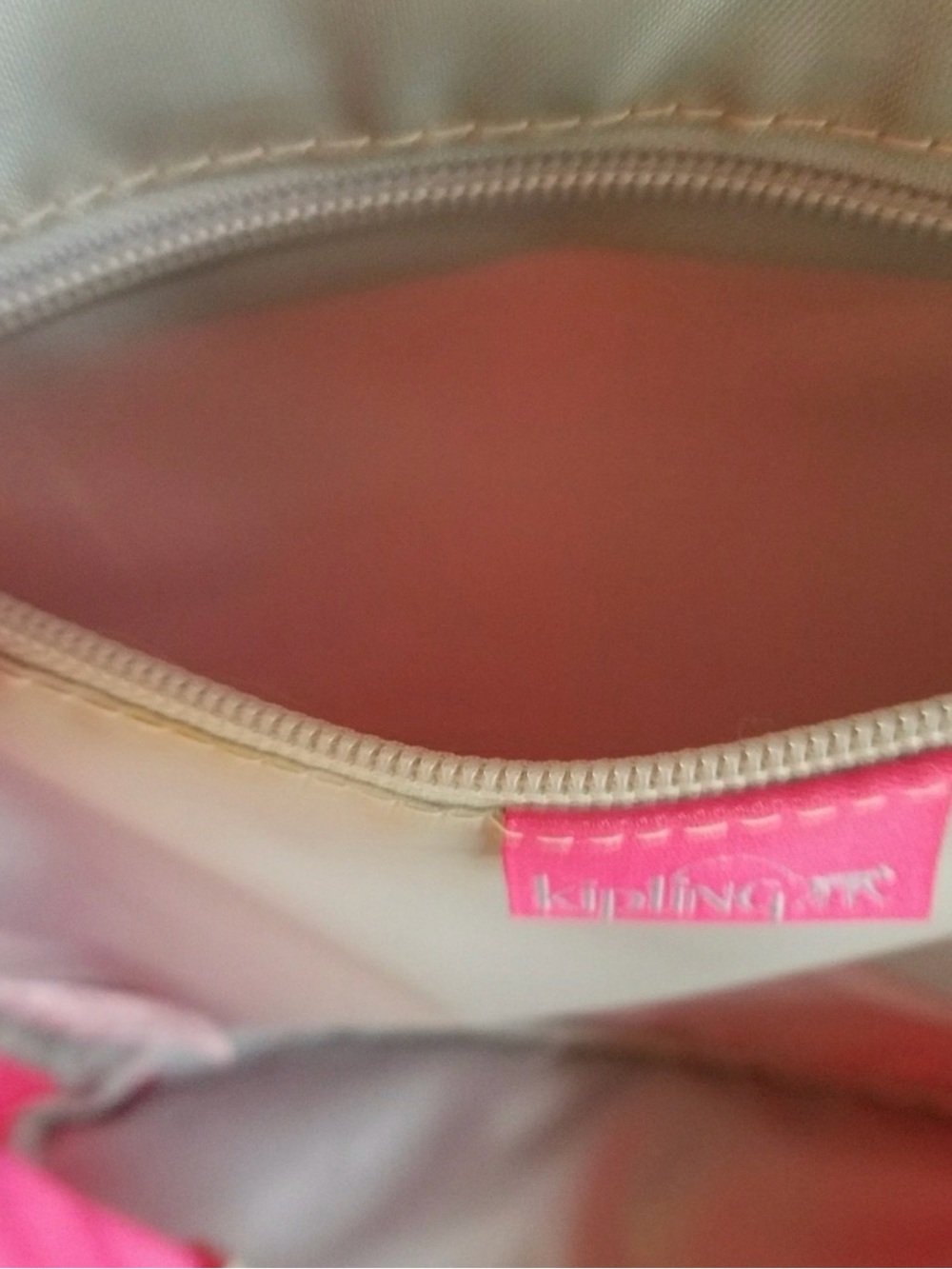 Kipling Seoul Large 15" Laptop Backpack - Pink Backpack with Monkey Charm - Picture 4 of 6